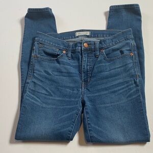 Madewell Women's Jeans Blue size 28 9” high-rise skinny